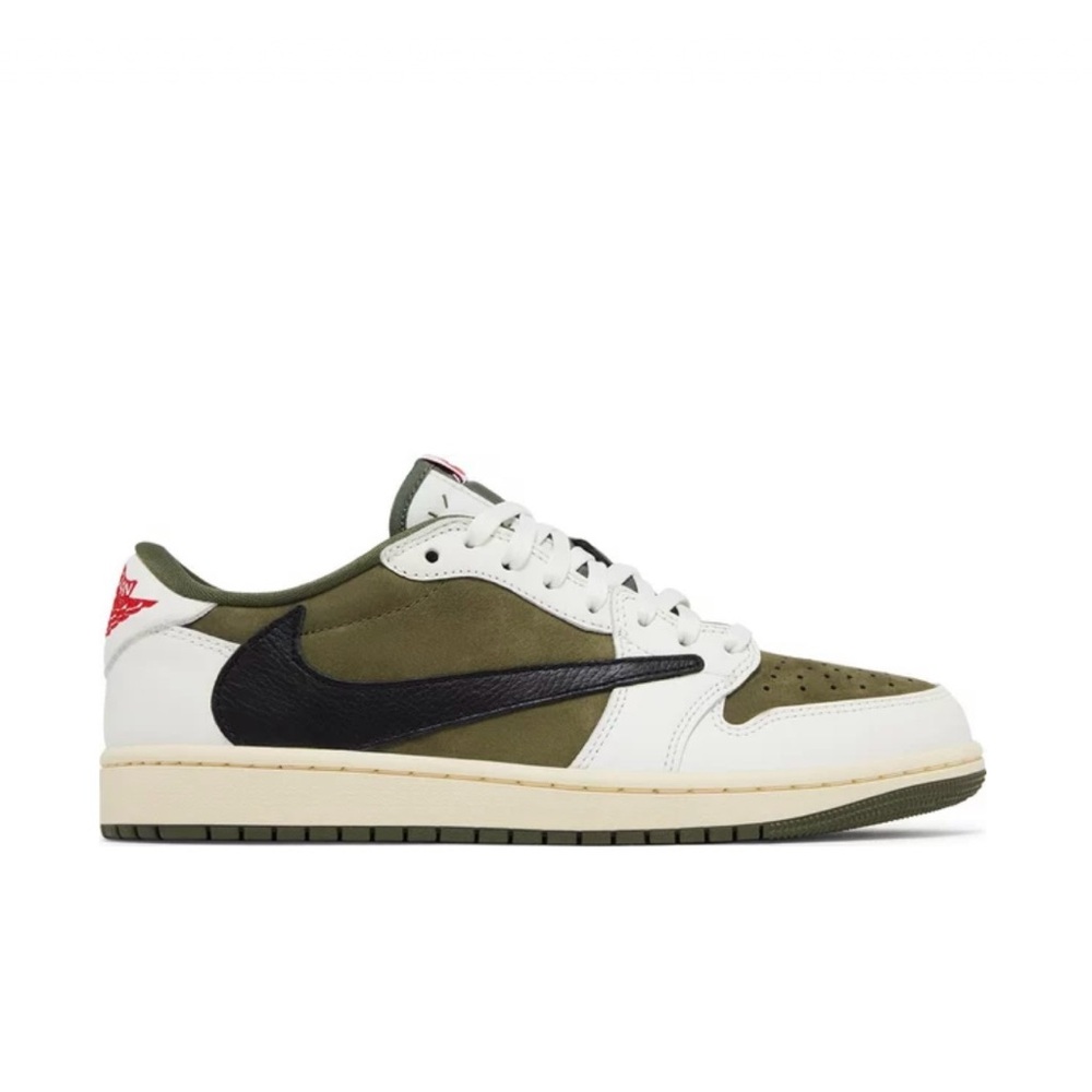 Travis Scott x Air Jordan 1 Retro Low OG SP 'Reverse Olive / Medium Olive